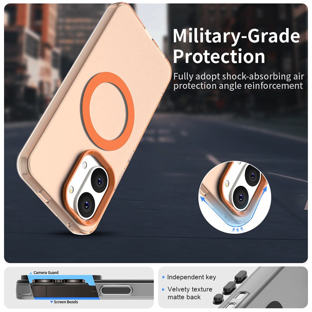 Carcasa de protectie pentru Xiaomi Poco X8 Pro Max, portocaliu