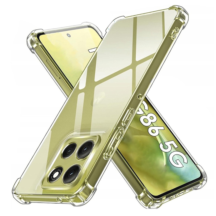 Carcasa de protectie pentru Motorola Moto G86, transparenta