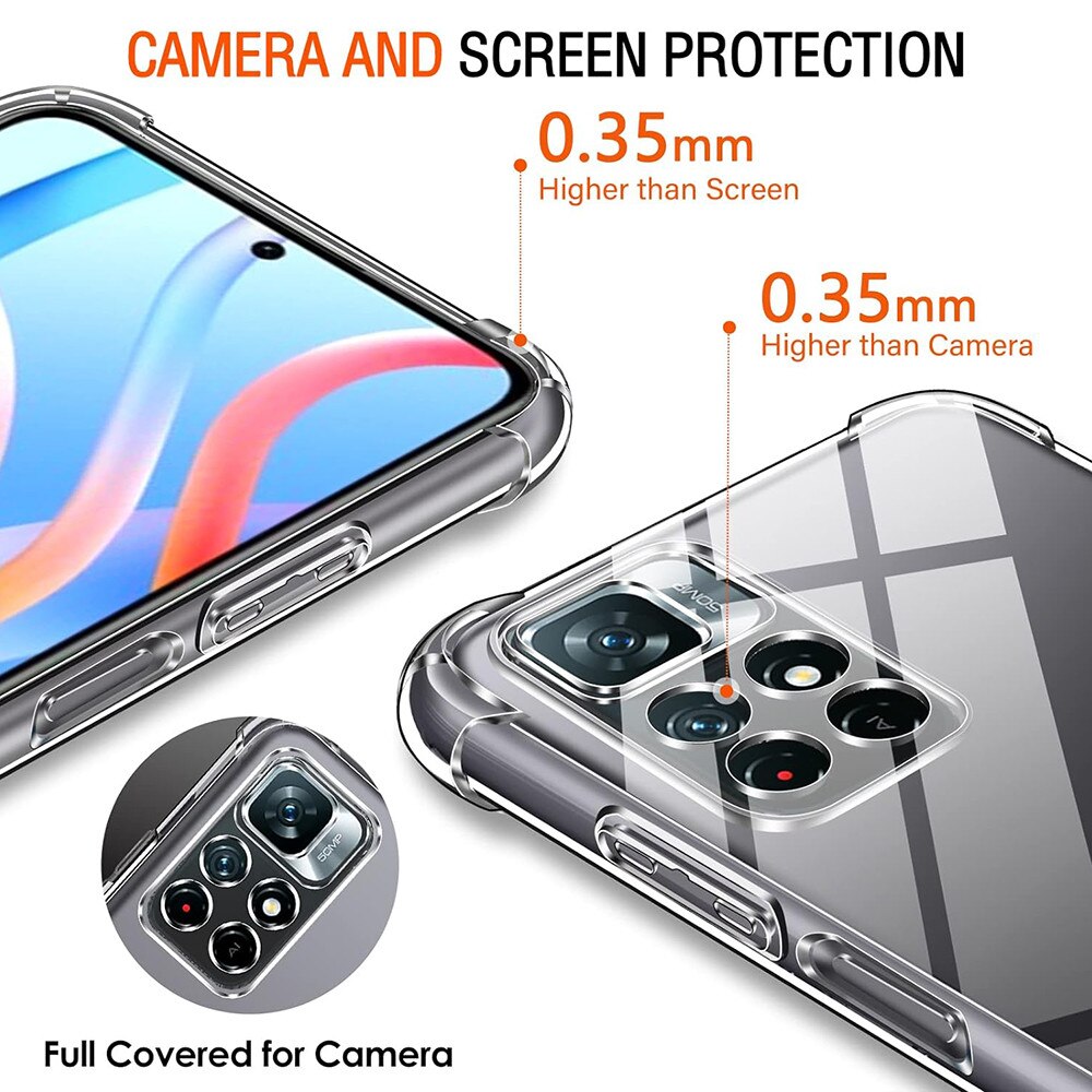 Carcasa de protectie pentru Xiaomi Redmi Note 11 / Xiaomi Redmi Note 11S, transparenta