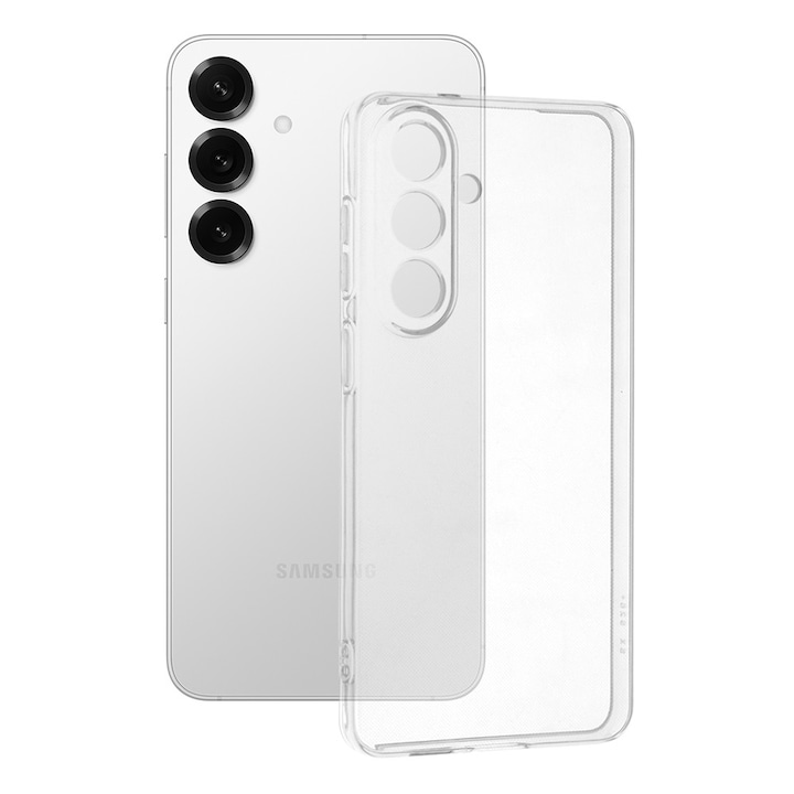 Husa pentru Samsung Galaxy S26 Plus Daden® Transparent Clear, Protectie Camera, Antisoc, Transparenta