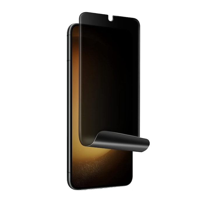 Folie de protectie ecran compatibila cu Samsung Galaxy S25, Privacy Hydrogel din silicon, TPU, Perfect fit, acopera tot ecranul, ISAG