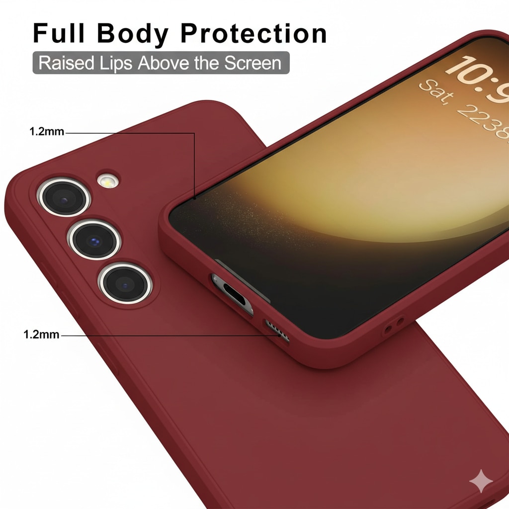 Husa pentru Samsung Galaxy S25 Ultra, Rosu, din silicon, gel, cauciuc, subtire, rezistenta la socuri, pentru Samsung Galaxy S25 Ultra, LIXR-03EN®