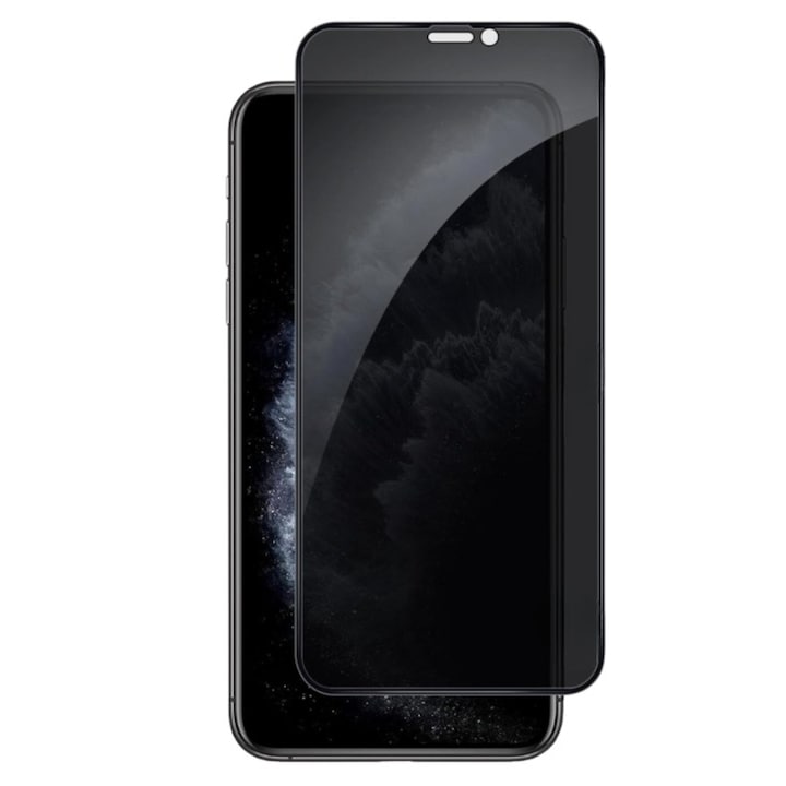 Folie sticla privacy pentru Iphone 11 PRO - Full glue