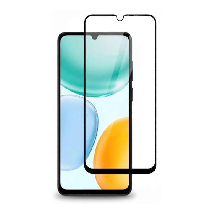 Folie sticla securizata pentru Honor X5c Plus cu kit de montare inclus - Claritate Ultra HD, Adeziv pe toata suprafata, Protectie Anti-Zgarieturi si Socuri