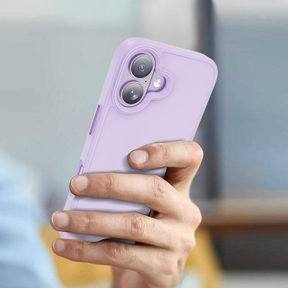 Carcasa Tech-Protect MagMat compatibila cu iPhone 17, Matte Purple