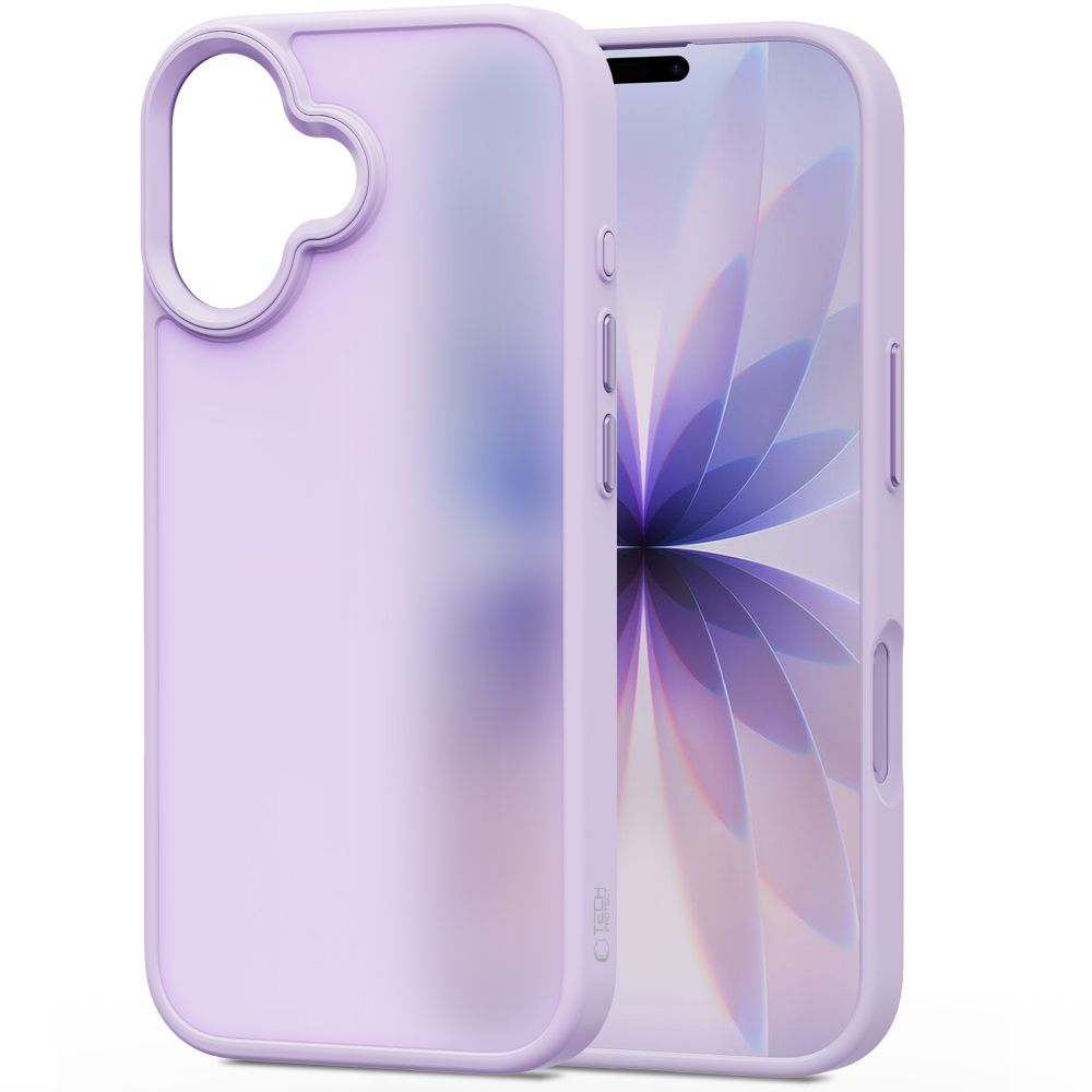 Carcasa Tech-Protect MagMat compatibila cu iPhone 17, Matte Purple