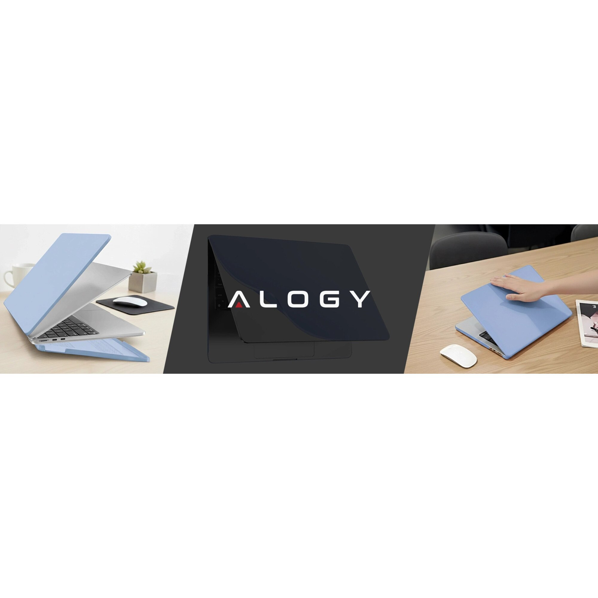 Etui pentru laptop, Alogy AirGuard, pentru Apple Macbook Air 15" (M2/M3/M4) 2023-2025, mat, lavanda, constructie flexibila, ultracompacta