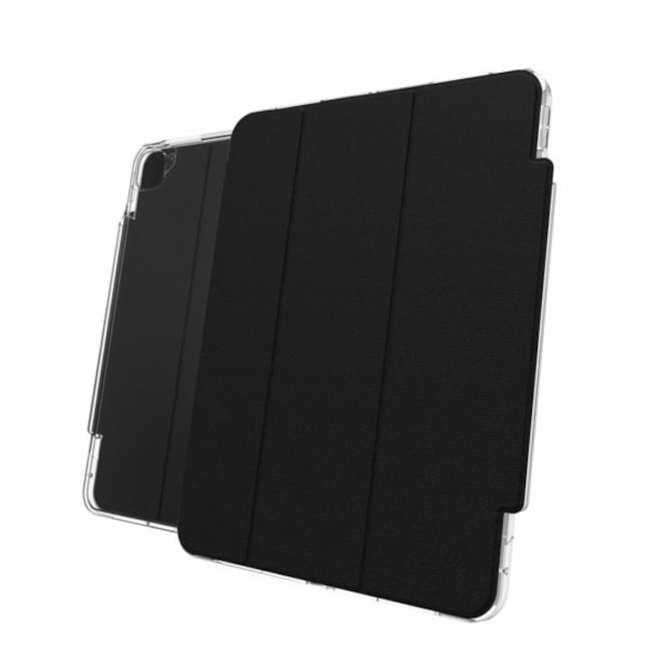 Husa ZAGG Crystal Palace Folio pentru iPad Air 11 inch (M4/M3/M2), rezistentă la șocuri, funcție stand, negru