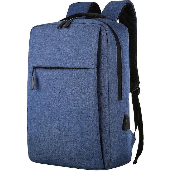 Rucsac laptop 15.6 inch, simplu, negru, 40.6x12.7x30.5cm