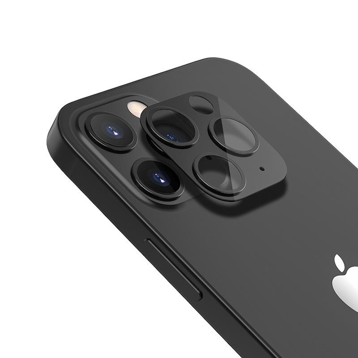 Folie camera, Pentru Apple iPhone 13 Pro, Negru