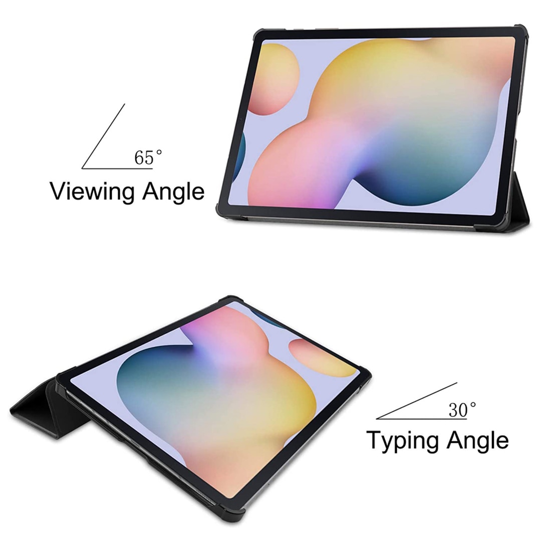 Husa Tableta din Piele compatibila cu Samsung Galaxy Tab S7 Plus / S8 Plus / S7 FE, Protectie Completa, Functie de Stand, Optim Technology, Negru