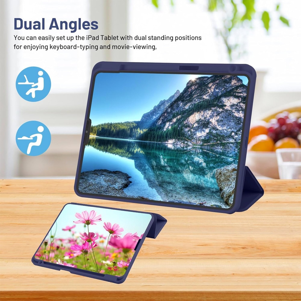 Husa Tableta FlexPro pentru Apple iPad Air 11 (2025), Protectie Completa, Functie Stand, Suport Creion, Albastru