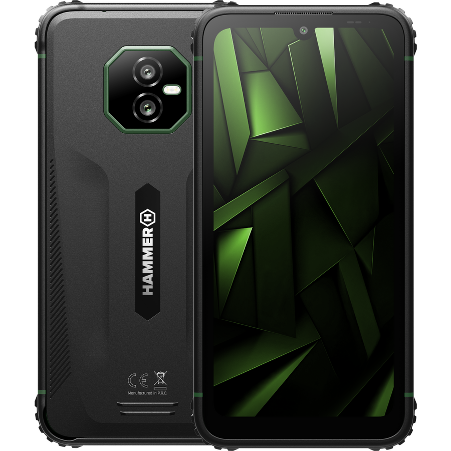 Hammer Telefon mobil Hammer Ranger 6, 6GB RAM, 256GB, Dual SIM, 4G, Verde