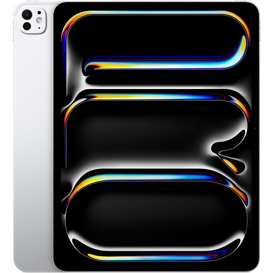 Apple Tableta Apple iPad Pro 13 2025, Procesor Apple M5, Ecran Ultra Retina OLED 13, 16GB RAM, 1TB Flash, Camera 12 MP, Wi-Fi, Bluetooth, GPS, iPadOS, Argintiu
