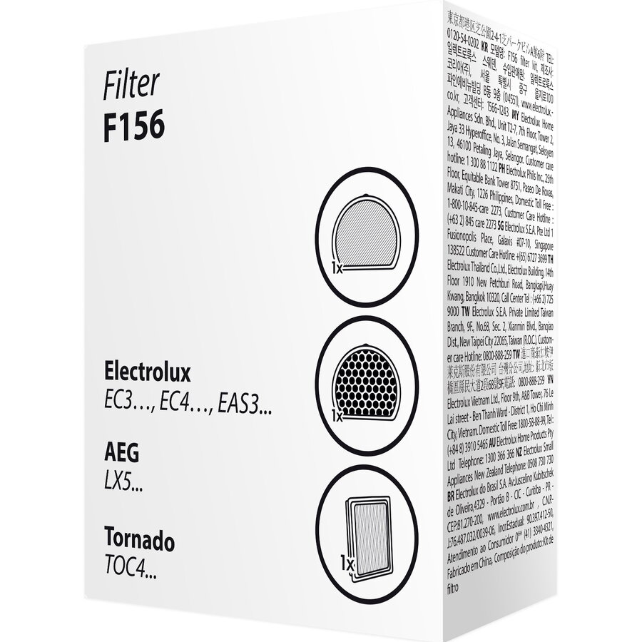Electrolux Set 3 filtre Electrolux F156 pentru aspiratoare fara sac din gama Ease C4