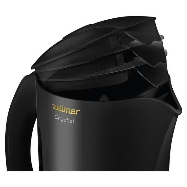 Fierbator de apa Zelmer ZCK7630G Crystal, 1.7 l, 1850 W (Negru/Auriu)