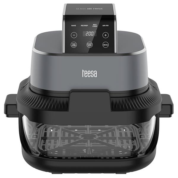 Friteuza cu aer cald Teesa TSA8090, 1500 W, 4L+1.5L (Negru/Argintiu)