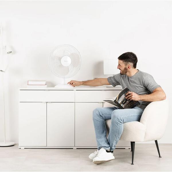 Ventilator de birou Taurus Greco 16, 45 W (Alb)