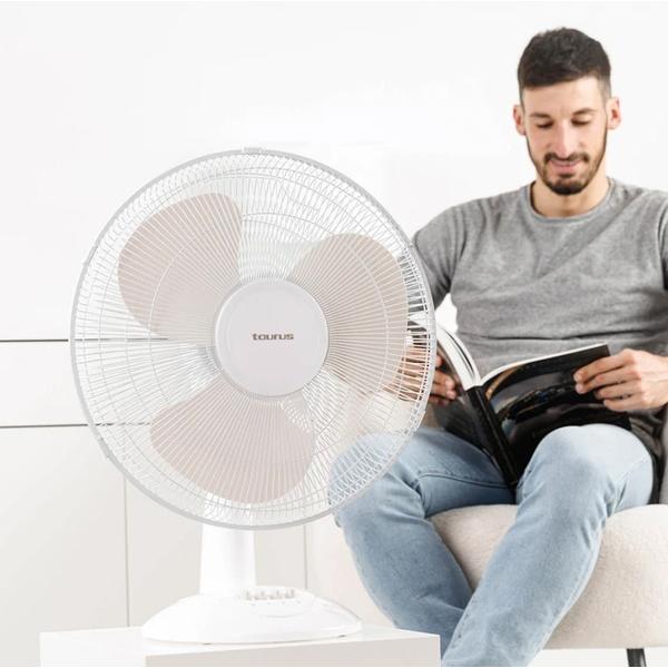 Ventilator de birou Taurus Greco 16, 45 W (Alb)