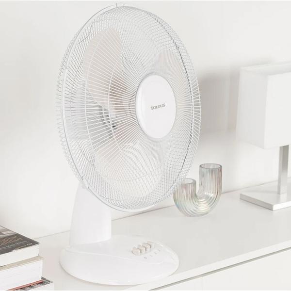 Ventilator de birou Taurus Greco 16, 45 W (Alb)