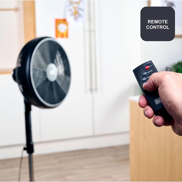 Ventilator cu picior BLACK+DECKER BXEFP51E, 55 W (Negru)