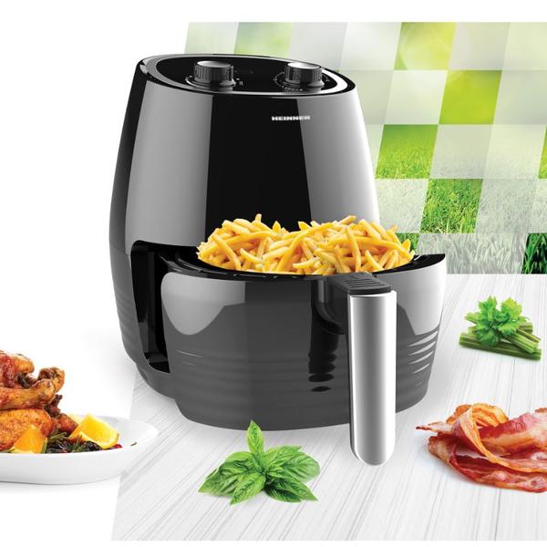 Friteuza cu aer cald Heinner HAF-1250BK, 1250 W, 2.5 l, 0-200ºC (Negru)