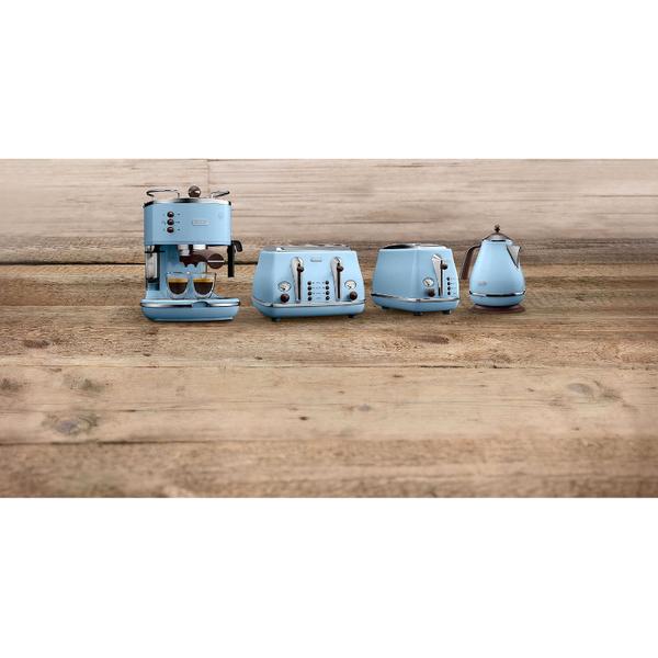Fierbator apa Delonghi Icona Vintage KBOV 2001.AZ, 2000W, 1.7l, Albastru