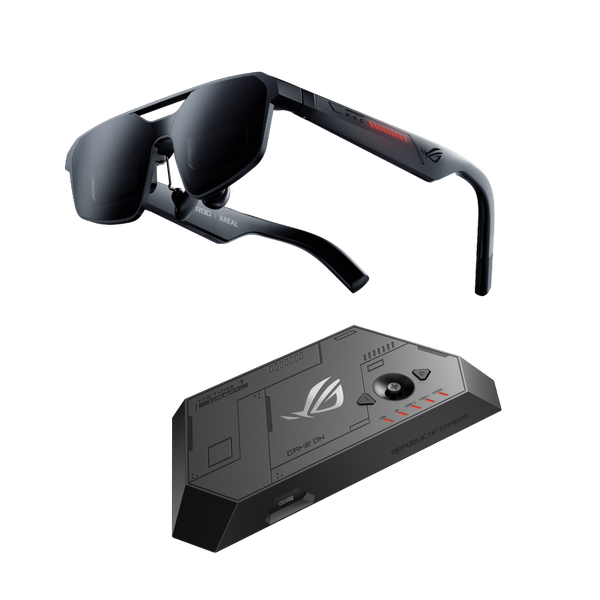 Ochelari AR ASUS ROG XREAL R1, MicroOLED FHD 240HZ 0.01ms, 3DoF Nativ, Ecran virtual 171inch (Negru)