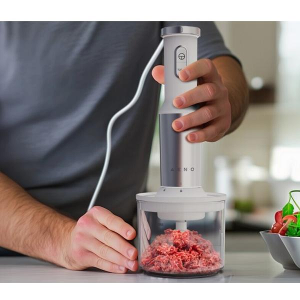 Blender 3in1 AENO AHB0004W, 1200W, 0, 5l, Alb/Inox