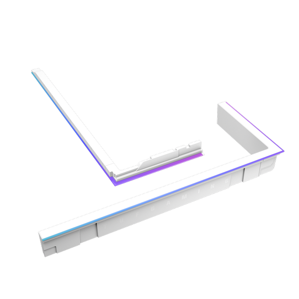 Kit iluminare carcasa ASUS TUF GAMING GT502 HORIZON ARGB, AURA Sync (Alb)