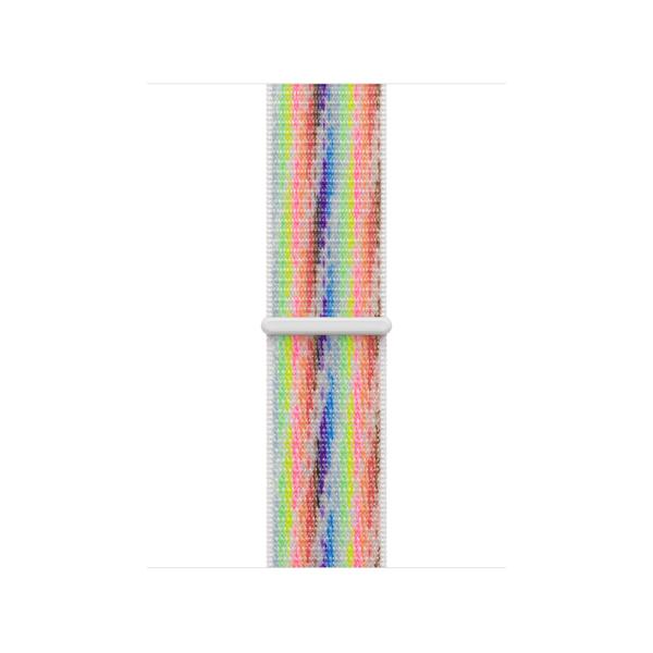 Curea Smartwatch Apple MJ594ZM/A pentru Watch 40mm Pride Edition Sport Loop (Multicolor)