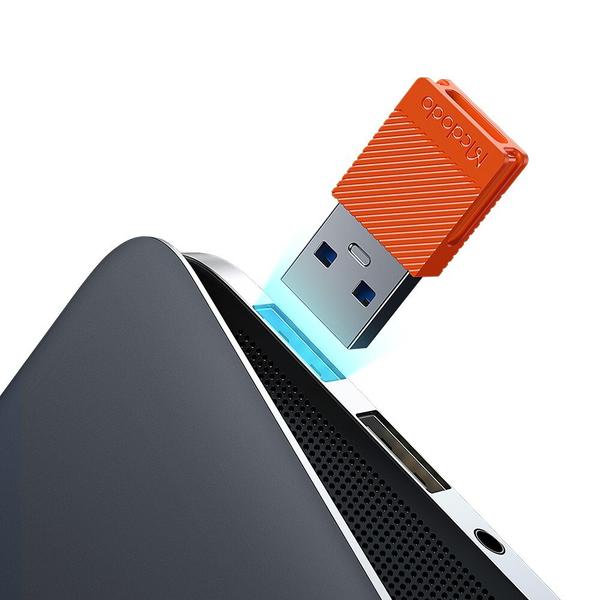 Adaptor de telefon Mcdodo OT-6550, USB 3.0 la USB-C (Portocaliu)