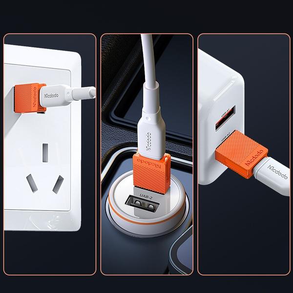 Adaptor de telefon Mcdodo OT-6550, USB 3.0 la USB-C (Portocaliu)