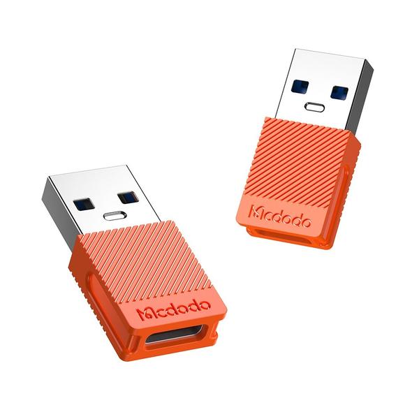 Adaptor de telefon Mcdodo OT-6550, USB 3.0 la USB-C (Portocaliu)