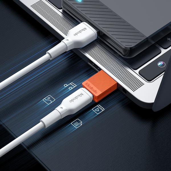 Adaptor de telefon Mcdodo OT-6550, USB 3.0 la USB-C (Portocaliu)