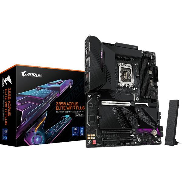 Placa de baza GIGABYTE Z890 AORUS ELITE WIFI7 Plus, DDR5, ATX, LGA 1851, Intel Z890
