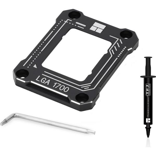Contact Frame Thermalright LGA 17XX-BCF-Black, compatibil Intel LGA1700 gen 12/13/14, aluminiu, 54x70x6mm, include surubelnita L (Negru)