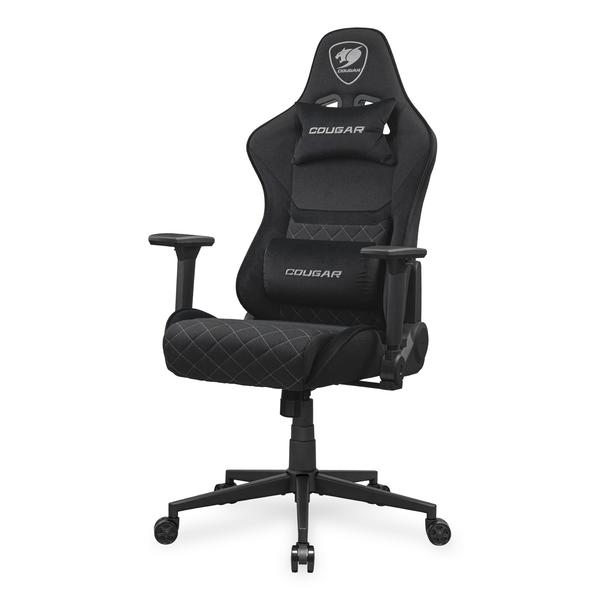 Scaun gaming COUGAR Armor One V2 Black F, Max 120 kg, Design ajustabil, Cotiere 4D (Negru)