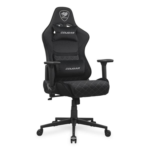 Scaun gaming COUGAR Armor One V2 Black F, Max 120 kg, Design ajustabil, Cotiere 4D (Negru)