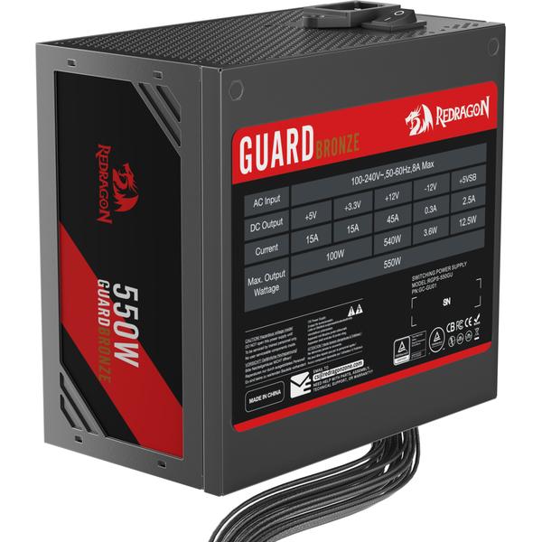 Sursa Redragon Guard GC-GU01, 550 W, ATX, 80 PLUS Bronze