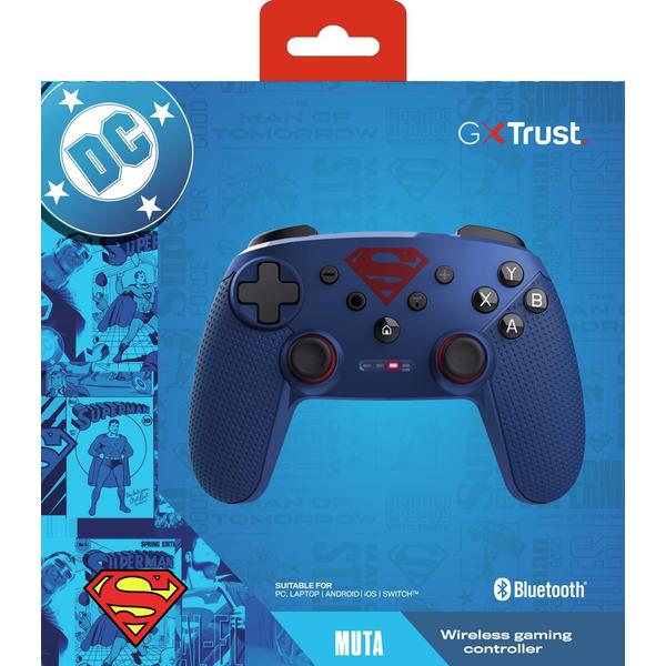 Controller Wireless Trust GXT 542BM Muta, Bluetooth/USB, Compatibil Android/ioS, Nintendo, PC (Albastru)