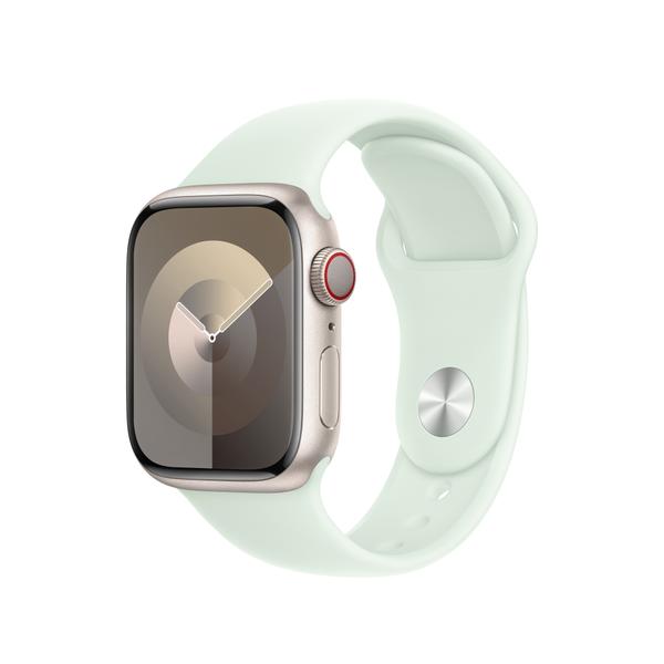 Curea Smartwatch Apple MWMT3ZM/A pentru Watch 41mm, Sport Band, M/L (Verde deschis)