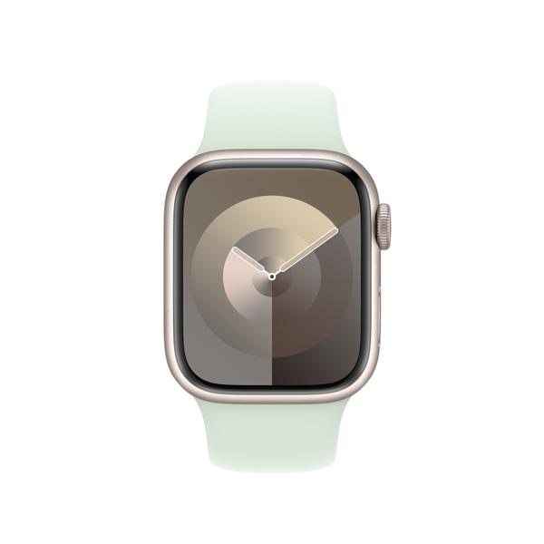 Curea Smartwatch Apple MWMT3ZM/A pentru Watch 41mm, Sport Band, M/L (Verde deschis)
