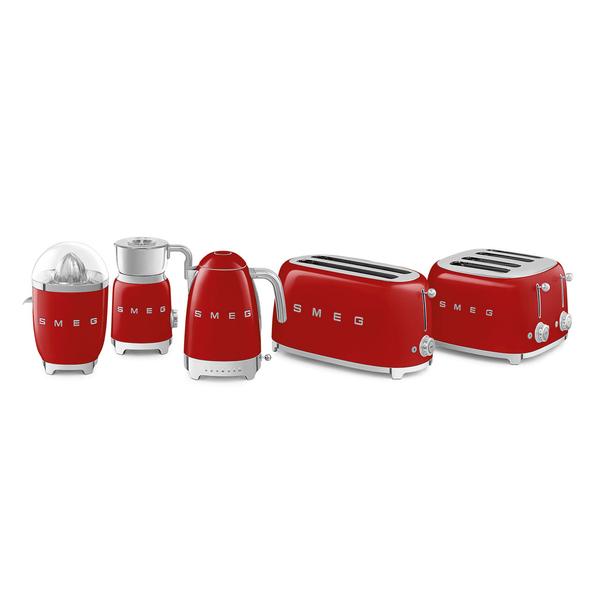 Storcator de citrice Smeg CJF11RDEU, Stilul anilor 50, 70 W, Inox (Rosu)