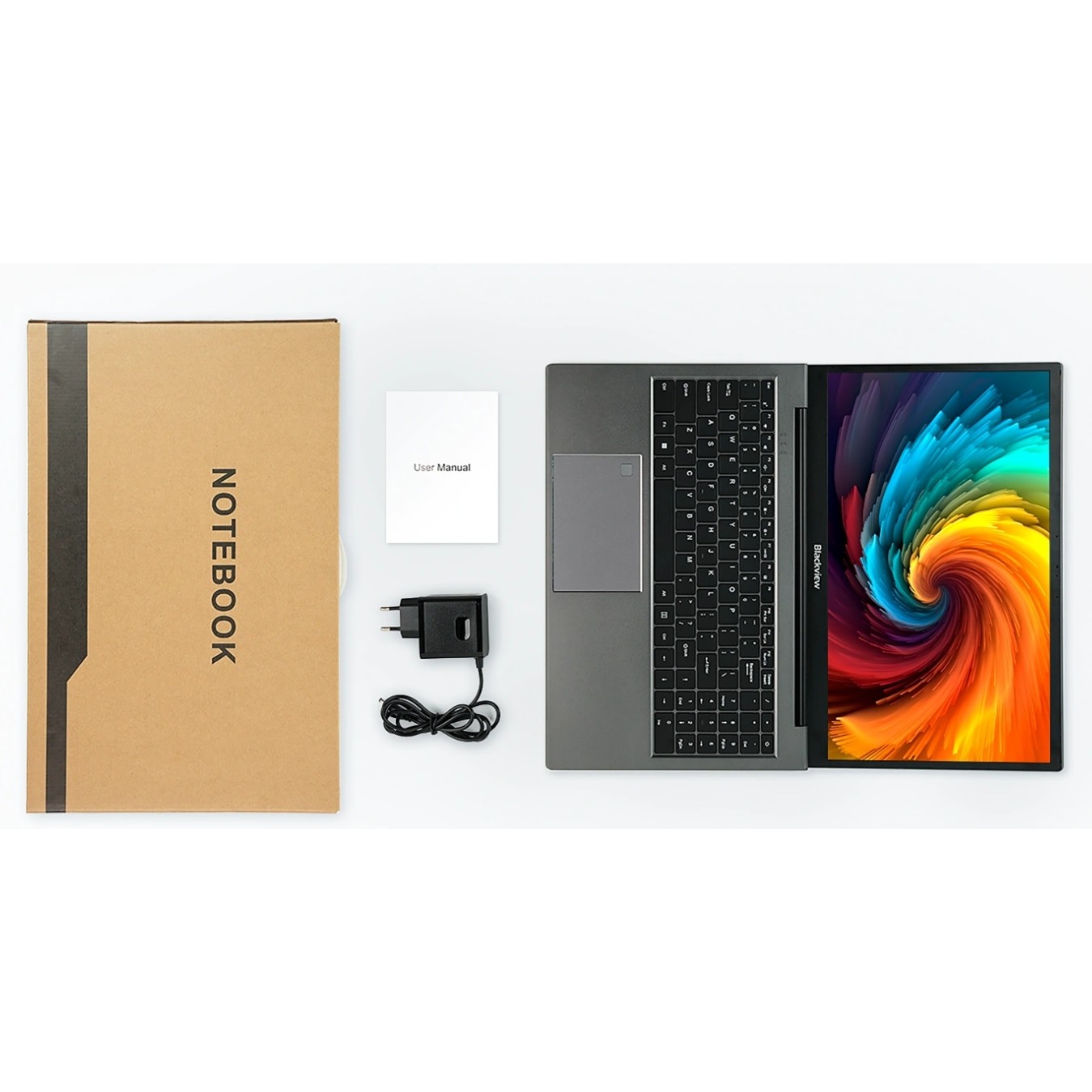 Blackview Acebook 8 Laptop 16GB DDR4 512GB SSD, Intel N97 3.6GHz/ Intel UHD Graphics, Windows 11, 38Wh, 15.6" FHD+, HDMI 2.0, Bluetooth, USB 3.0, Senzor de amprenta, WLAN 5G /Gri