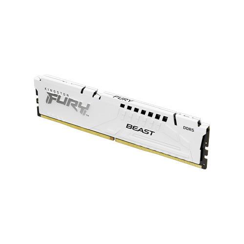 Memorie Kingston FURY Beast White 32GB DDR5, EXPO, 5600MT/s, CL36