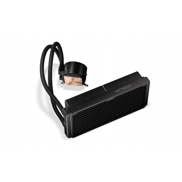 Cooler CPU Krux  HydroX 240, iluminare aRGB, 1800 rpm (Negru)