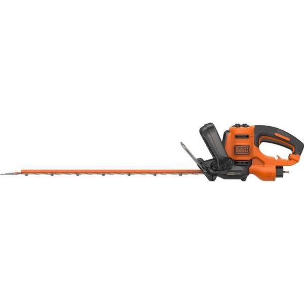 Foarfeca electrica pentru tuns gard viu, 500 W, lama 55 cm, Black+Decker