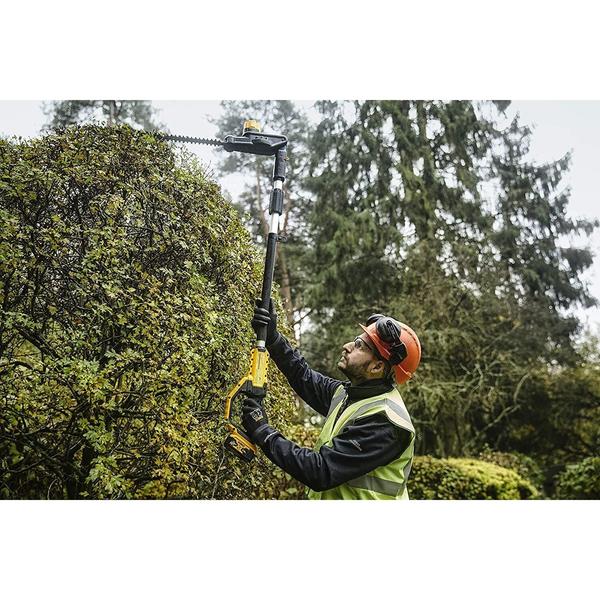 Foarfeca extensibila Dewalt DCMPH566P1-QW, pentru gard viu, acumulator 18 V, 5.0 Ah, 55 cm