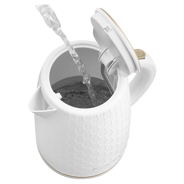 Fierbator electric de apa Sencor SWK7200WH, 1.7 l, 2200 W, Oprire automata, Baza 360 (Alb)